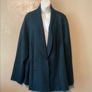 Studio by Torrid size 6X Elegant Dark Green Women's Jacket